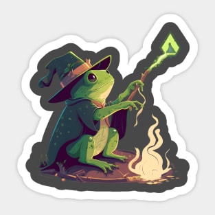 The Polymorphed Wizard Sticker